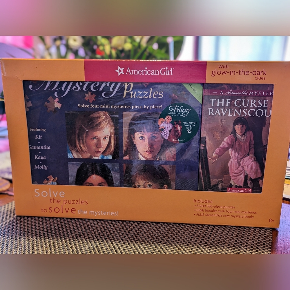 Vintage American Girl Puzzle and Book Set Unopened